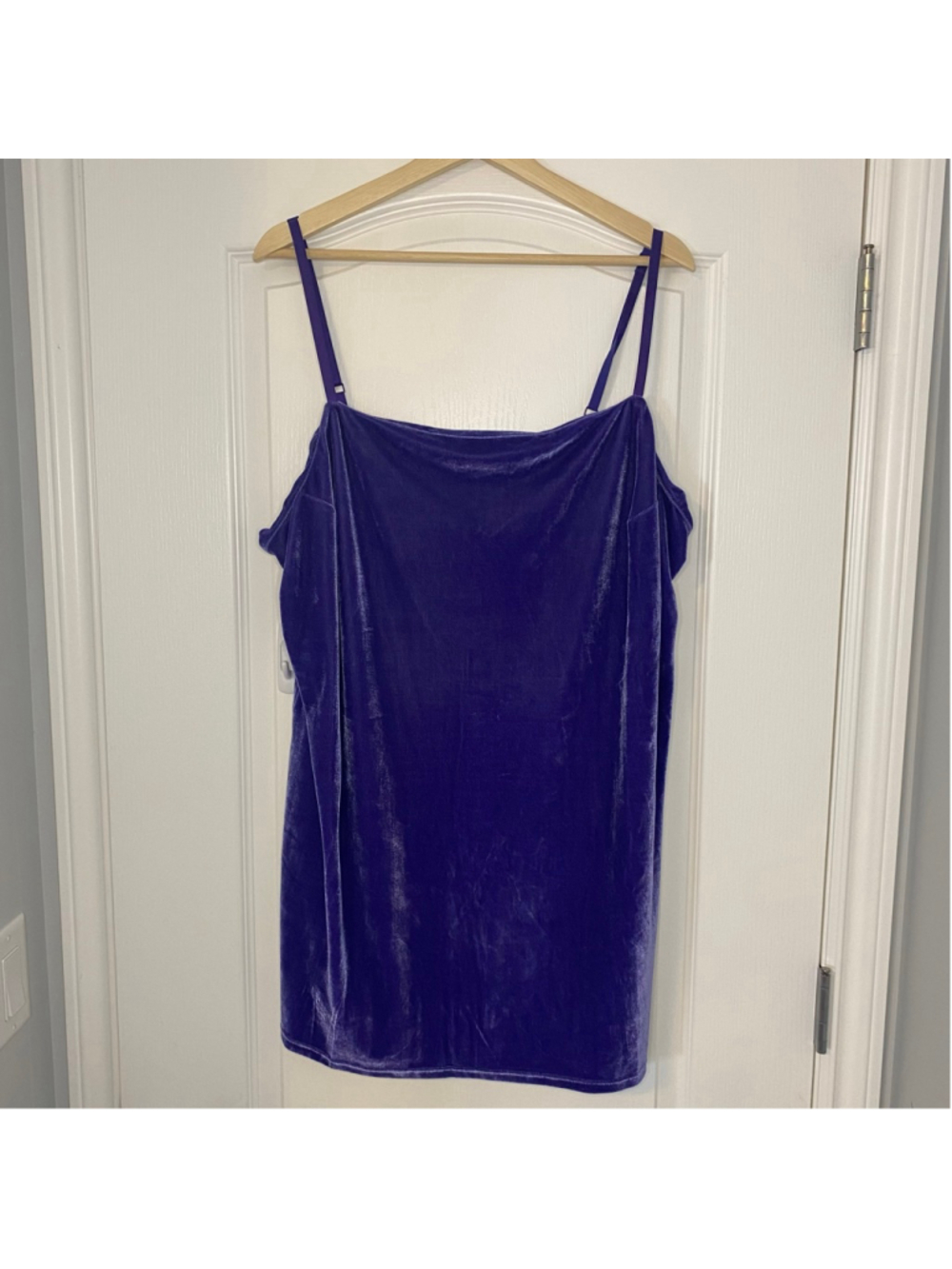 Velour Mini Dress Purple Plus Size 3X Whimsigoth Soft Fairy Grunge Indie Sleaze